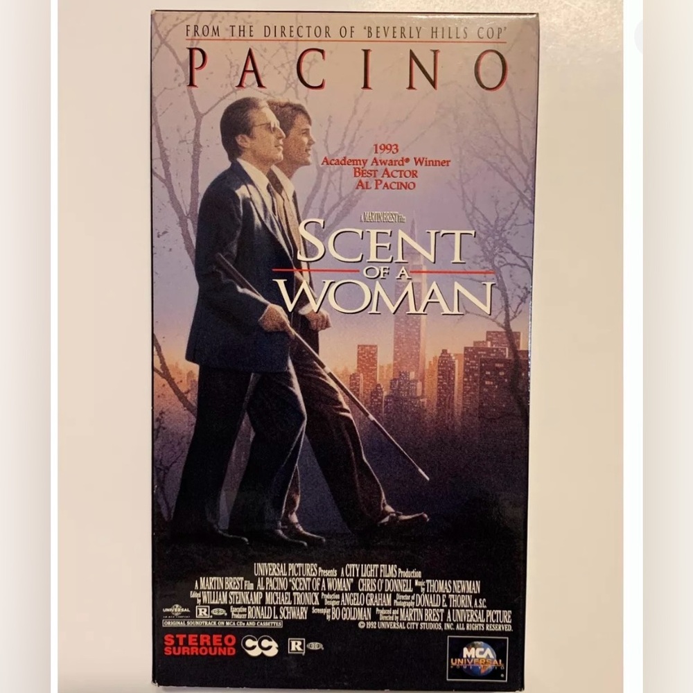>>>SOLD<<< Scent of a Woman VHS